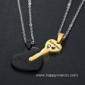 Jewelry Key To My Heart Necklace Stainless Steel